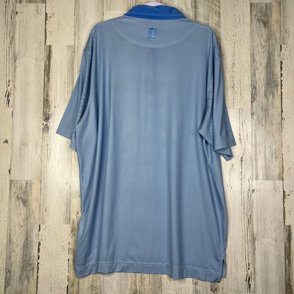 Footjoy Men’s Shirt‎ Size 2XL Blue Golf Short Sleeve Polo - Picture 6 of 12